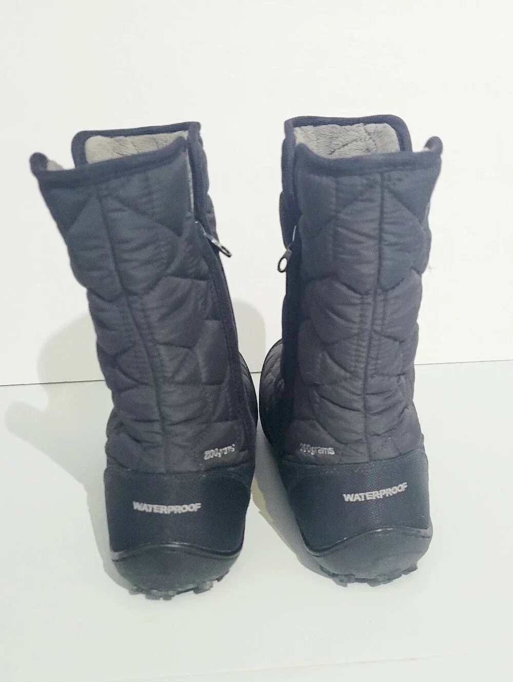 Columbia Omni-Heat Waterproof Winter Snow Boots Women's US 9 Black 200g Insulate